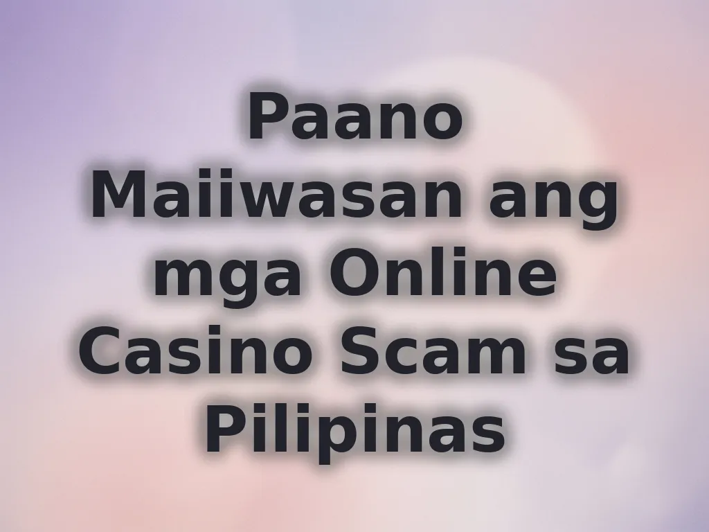 Paano iwasan ang scams